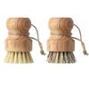 Rust Pot Pan Scrubber Bamboo Dish Scrub Brushes Dish Washing Brush Palm Pot Brush Pot Net Brus