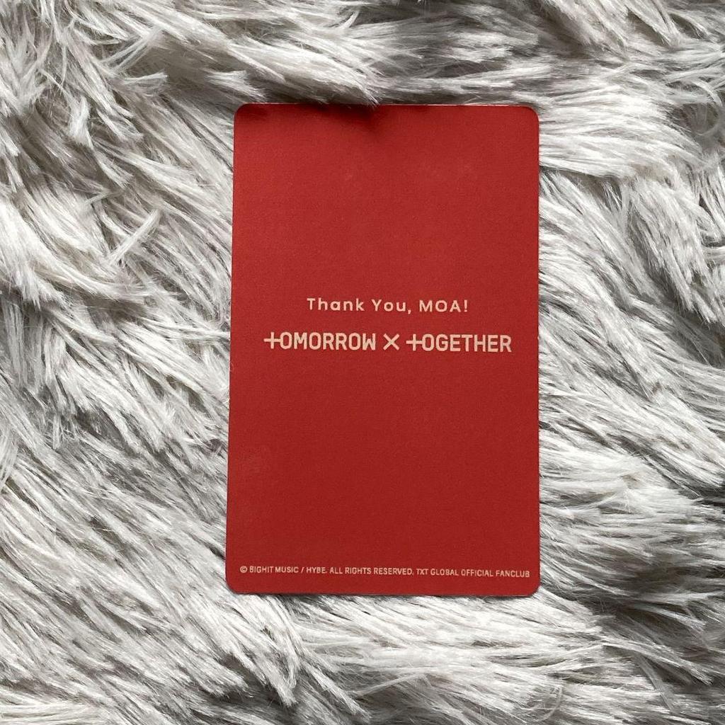 [USED] Japan Beomgyu TXT MOA ZONE FC Trading Card