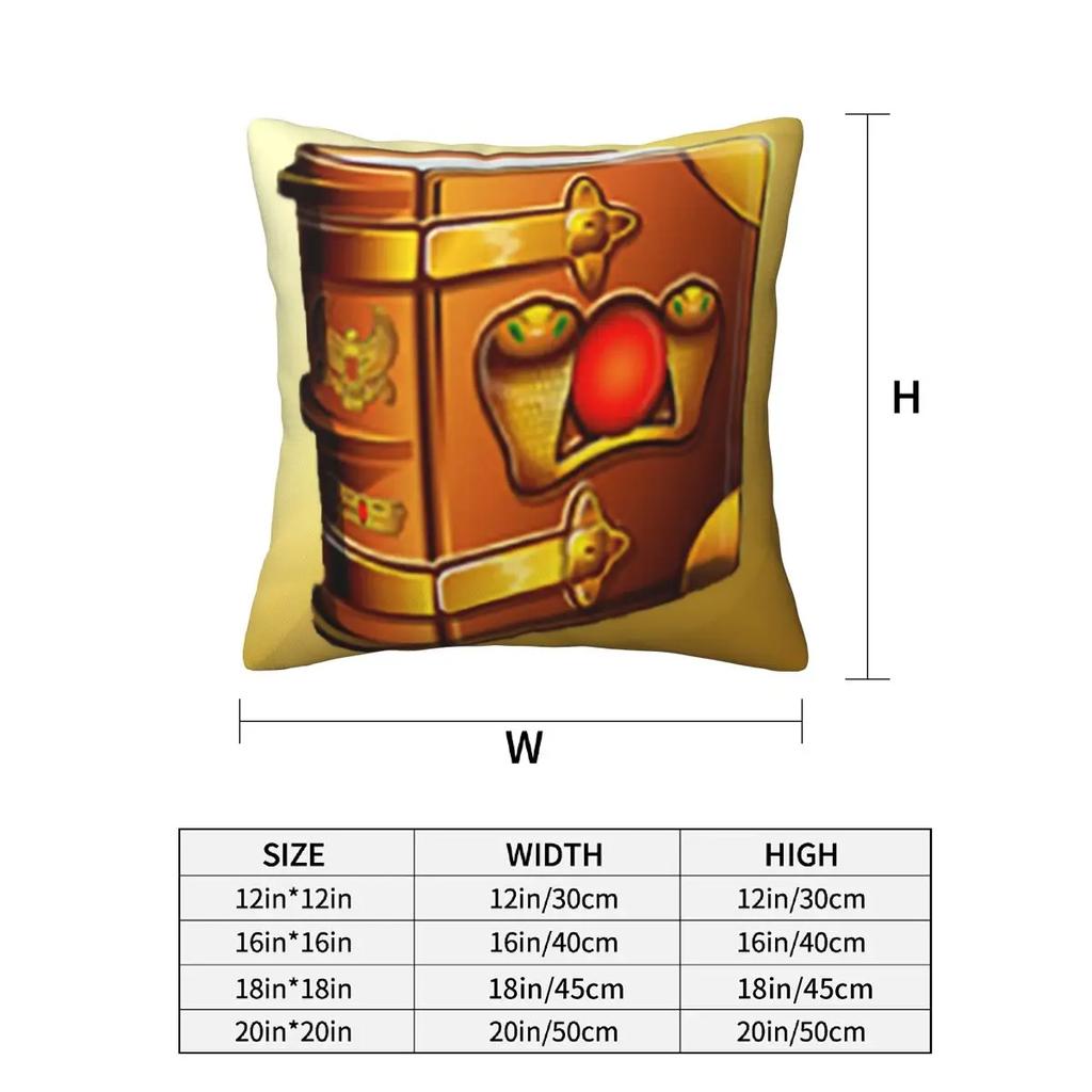Book Of Ra 2 Pcs Square Pillowcase Pillow Cover Cushion Decor Comfort Throw Pillow For Home Car