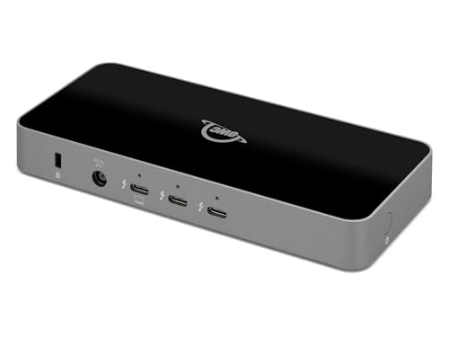 OWC Thunderbolt 5 Hub, 3-портовый концентратор Thunderbolt 5, Совместим с несколькими ОС/устройствами, USB Power Delivery (USB-накопитель) Совместимо, Включает Амулет Оригинальный Ma