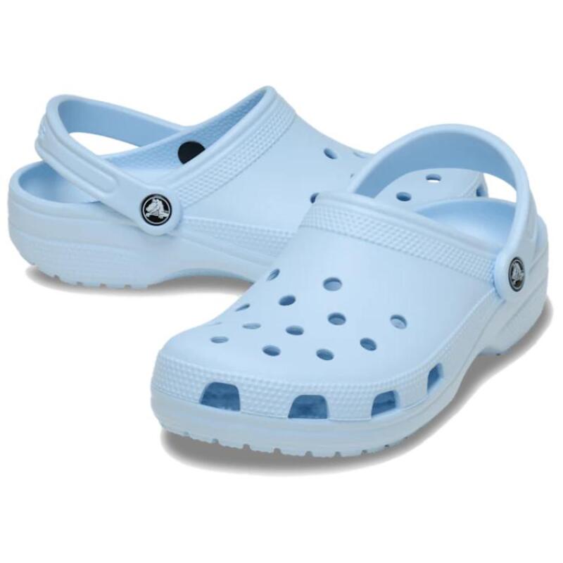Crocs Classic Clog Comfortable and Stylish Hole Shoes Unisex Ice Blue