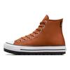 Converse Chuck Taylor All Star City Trek Универсальные Удобные Высокие парусиновые кеды Унисекс Хризантемово-коричневый A05581C