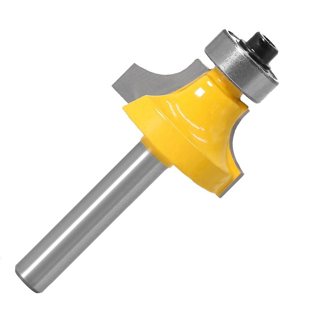 Carbide Corner Round Over Router Bit with Bearing Wood Carving Drill Bit  Woodworking Tools