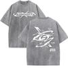 Washed T Shirts Ateez Album The World Ep Fin Will Tour Hip Hop Vintage T-Shirts Harajuku Cotton Streetwear Women Tops Tees