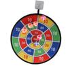 Dartboard Set with 8 Balls Colorful Lint Dart Board Game for Children Adult