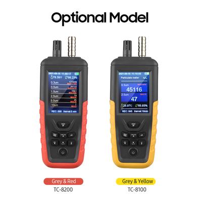 Счетчик частиц пыли PM2.5 Детектор PM10 с 3,2-дюймовым цветным TFT-экраном с подсветкой