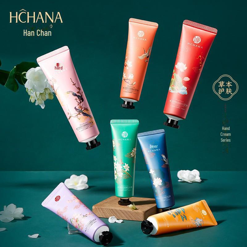 Hanchan Green Plant Hand Cream - Moisturizing & Nourishing, Soft & Smooth Hand Care for Winter