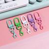 10Pcs Color Keychain Pendant With Lobster Matel Clasps For Diy Jewelry Making Key Ring Dog Buckle Accessories