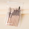 8 Pcs Mini Travel Portable Soft Makeup Brushes Set Eye Shadow Foundation Powder Eyelash Lip Concealer Blush Make Up Brush Set