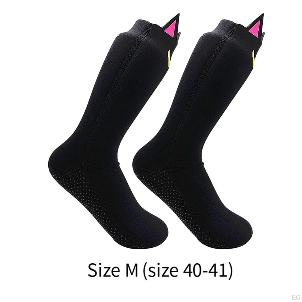 3 мм неопреновые носки для дайвинга, противоскользящие, удобные, дышащие, теплые ботинки, гидрокостюм для катания на лыжах, походов