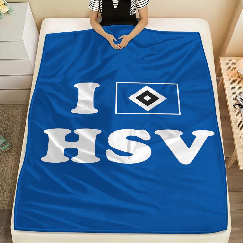 1 шт. Фланелевое одеяло с принтом HSV, Высокое качество, Для всех сезонов, Декор для дома, Тепло и уют, Идеально для рождественских подарков