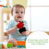 3D Игрушка-антистресс Божья коровка Pop Fidget Toy, Мягкие игрушки-сквиши Сенсорный пупырчатый поппер Надавливаемые шарики Снятие стресса Игрушки для раннего развития Подарок Рождество