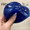 Stress Relief Toy Blueberry Ball, Soft TPR Fidget Squeeze with Elastic Ball Smooth Fluid, High Decompression for