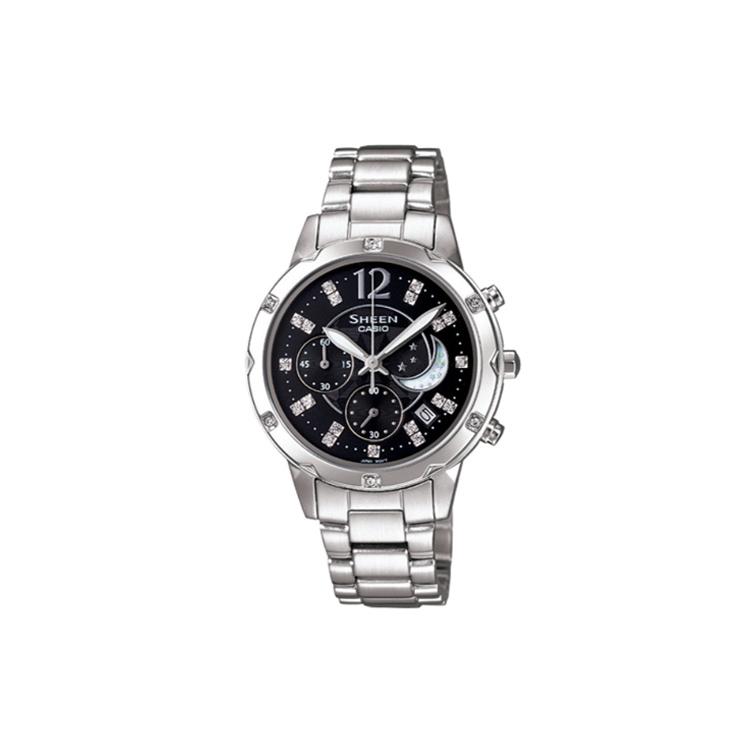 Casio Женские часы SHEEN Черные SHE-5017D-1A SHE-5017D-1A