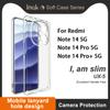 For Redmi Note 14 Pro Pro+ 5G Phone Case IMAK Soft Slim Case UX-5 Series