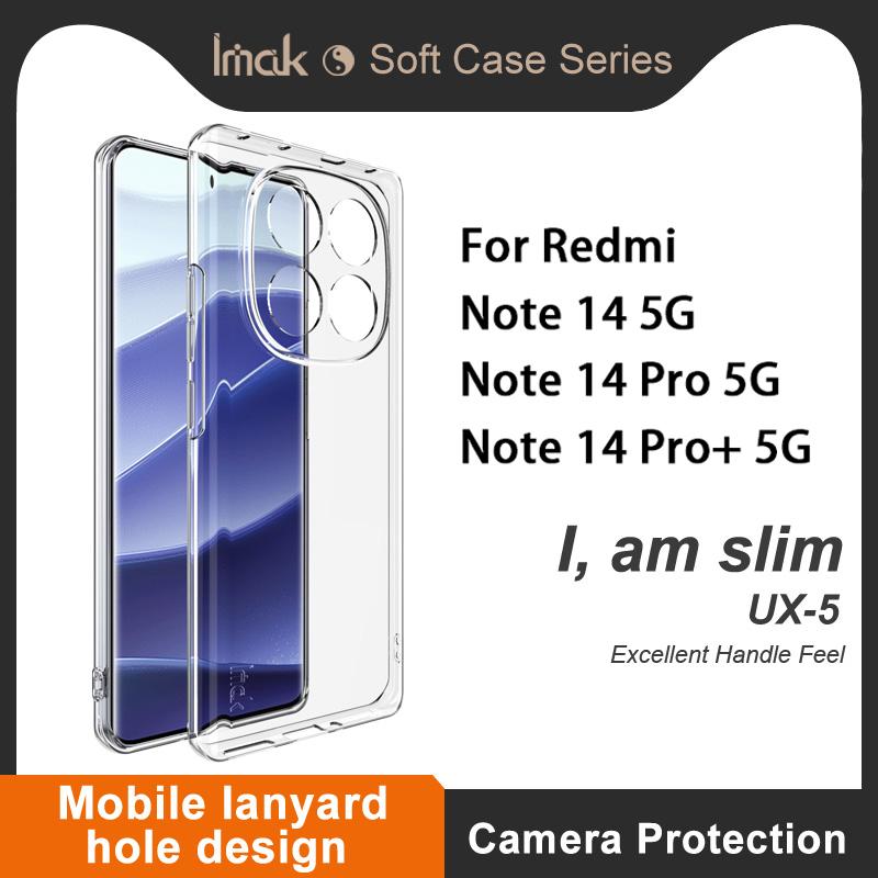 For Redmi Note 14 Pro Pro+ 5G Phone Case IMAK Soft Slim Case UX-5 Series