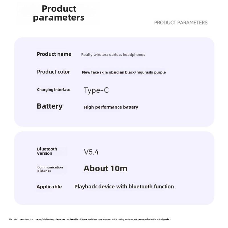 Новая открытая беспроводная Bluetooth-гарнитура с клипсой Air Bone Conduction, сверхдолгий срок службы и высокое качество звука