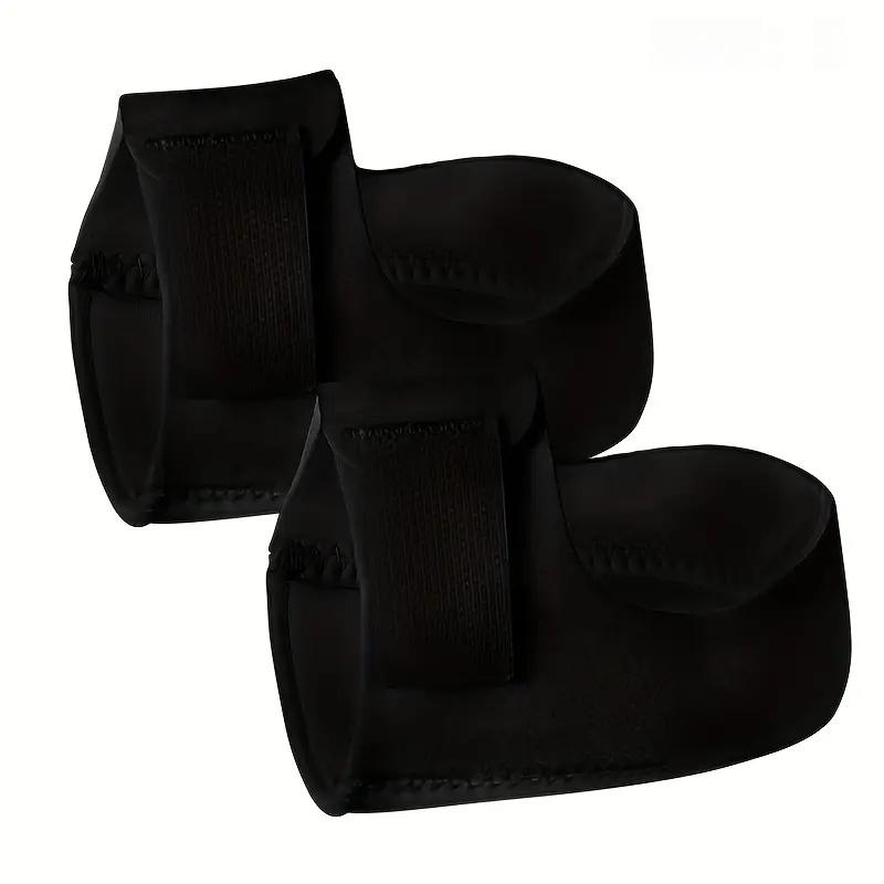 Амортизирующие накладки на пятки, тканевые стельки для облегчения боли в ногах, регулируемый дизайн с волшебной лентой, (1 пар)