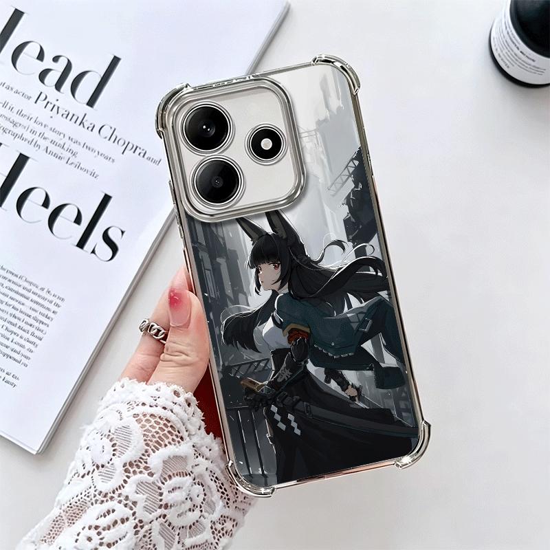 Zenless Zone Zero Хосими Мияби Мягкий чехол для телефона Xiaomi Redmi Note 14 15 Pro Plus 13 12 11S 11T 5G 10 9S 9 Покрытие Защита от падения