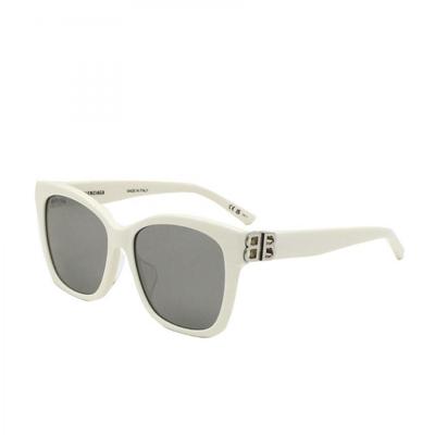 Balenciaga Солнцезащитные очки унисекс белые BB0102SA-016