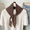 Winter Scarf Atmosphere New Fashion Sweet Couple Scarf Plaid Shawl Rhombus Scarf Waist