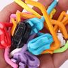 10 шт. цветных пластиковых крючков, подходящих для панелей из металлической сетки - легко устанавливаются, многоразовое подвесное решение