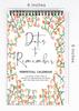 Inkdotpot Floral Perpetual Calendar, Important Dates To Remember- 6x9 Monthly and Daily  Journal for Special Days