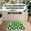 Коврик для ванной, противоскользящий коврик для ванной комнаты, супер мягкий быстросохнущий водопоглощающий ультра-толстый коврик для стирки, украшение комнаты
