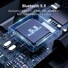 Bluetooth-гарнитура Boytond Supreme Bluetooth с длительным временем работы, поддержка двух устройств, шумоподавление, с одной Bluetooth-гарнитурой для левого и правого уха, физическое управление