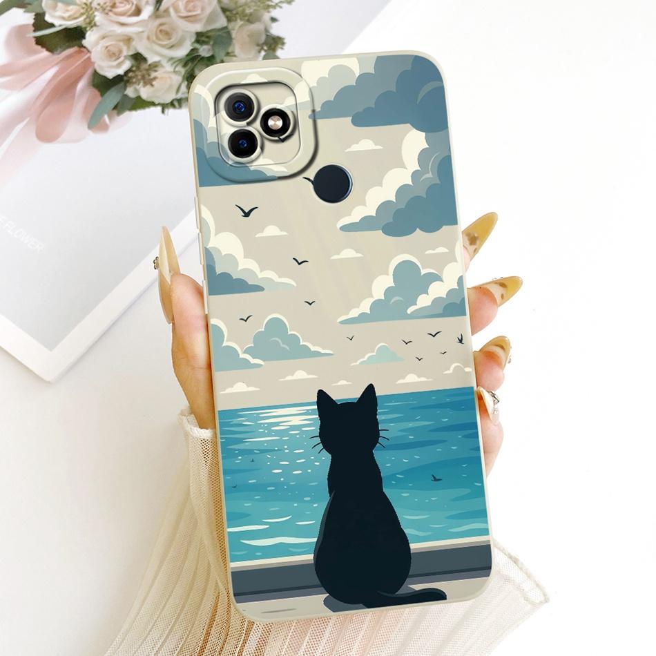 For Itel Vision 1 / P36 / Vision 1 Plus / Itel P36 Play L6005 Fashion Dusk Beach Painting Phone Case Soft Silicone Cover Bumpers