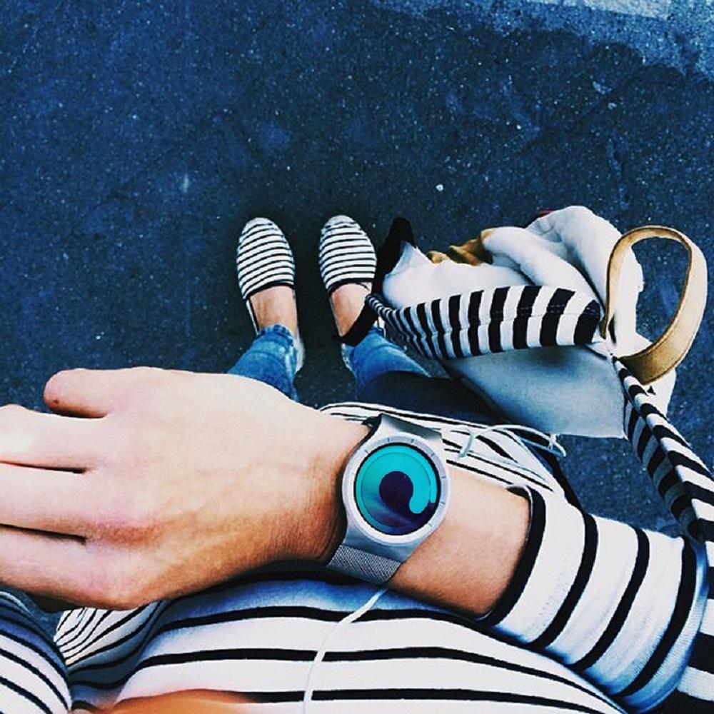 SINOBI Уникальные концепт-часы Vortex, мужские, высококачественные, из нержавеющей стали 316L, современные, трендовые, спортивные, кварцевые наручные часы