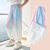 2023 Girls' Ice Silk Anti-Mosquito Summer Pants - Lightweight, Breathable Sports Trousers for Kids