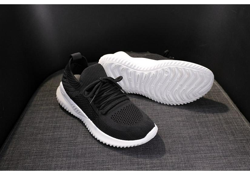 Модные женские весенние легкие кроссовки Flyknit на шнуровке и без