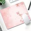Pretty Pink Sakura Mouse Pad 40X45 Large Square Computer Office Game Table Mats Rubber Anti-slip Mousepads Small Decor Desk Pads