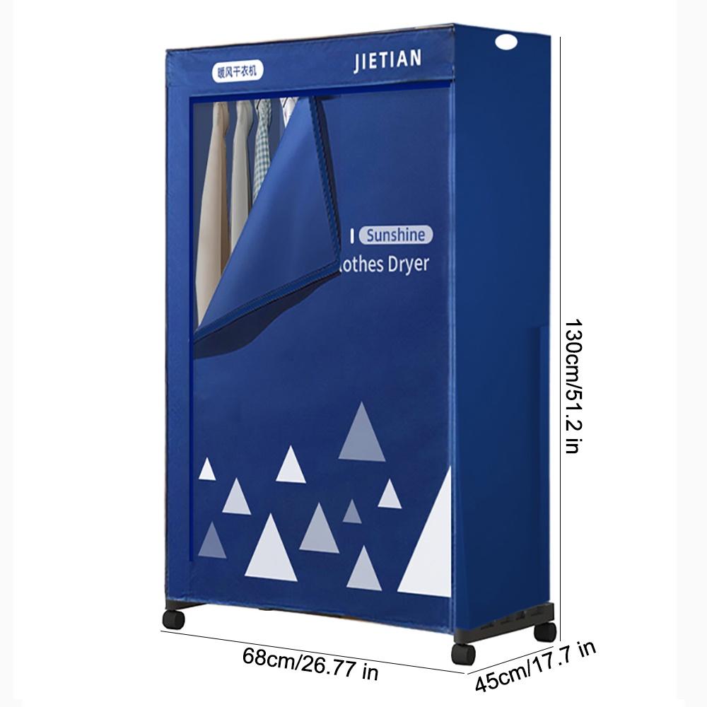 1000 Вт Портативная Электрическая Сушилка для Одежды Складной Шкаф Сушилка Тепловая Машина 220 В/50 Гц