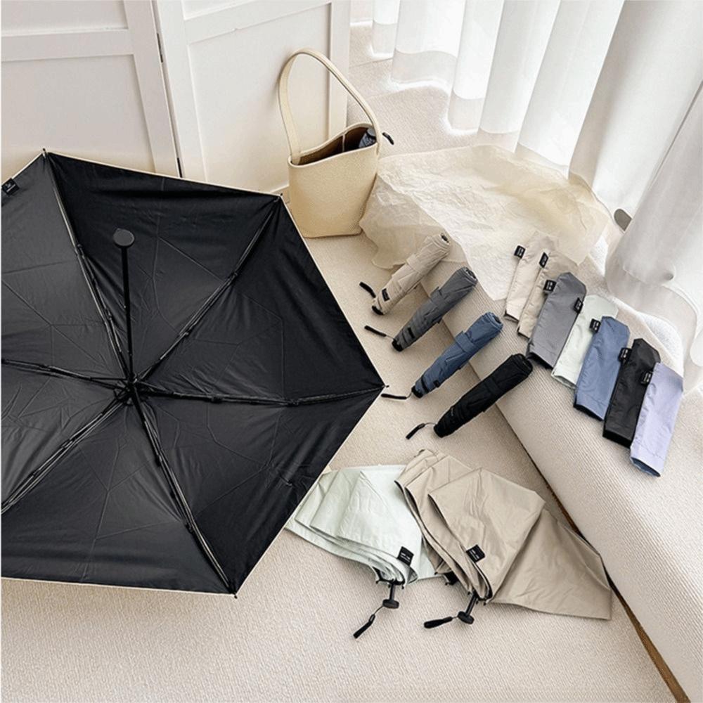 Compact Folding Ultra-Light Umbrella UV Protection Portable Parasol Sunshade Umbrella Daily Carry