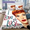 Love Lucy Comics Custom Name Pattern Bedding Quilt Set Quilt Cover Pillowcase Home Birthday Gift(1 * duvet cover + 2 * pillowcase, without core)