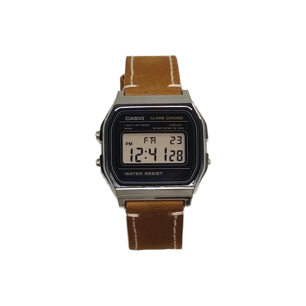 Casio Унисекс ЧАСЫ ДЛЯ ПОДРОСТКОВ Черные A158WA-1(Watch3--)