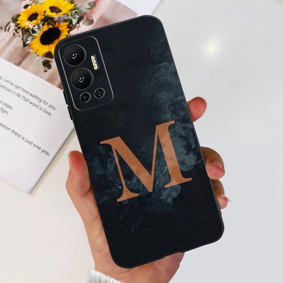 Чехол для Infinix Hot 12 X6817 X6817B Новый с буквами Мягкий ТПУ Чехол для телефона Для Infinix Hot 12 Play 12i Hot12 Pro Задняя крышка Сумки