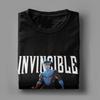 2025 Новая футболка для подростков Invincible, мужская забавная хлопковая футболка с графическим принтом, круглый вырез, короткий рукав, повседневный подарочный топ