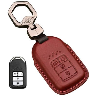 LETINGFAR Чехол для ключей Honda, Для HONDA, Чехол для смарт-ключа, Накладка на ключ, Натуральная кожа, 4