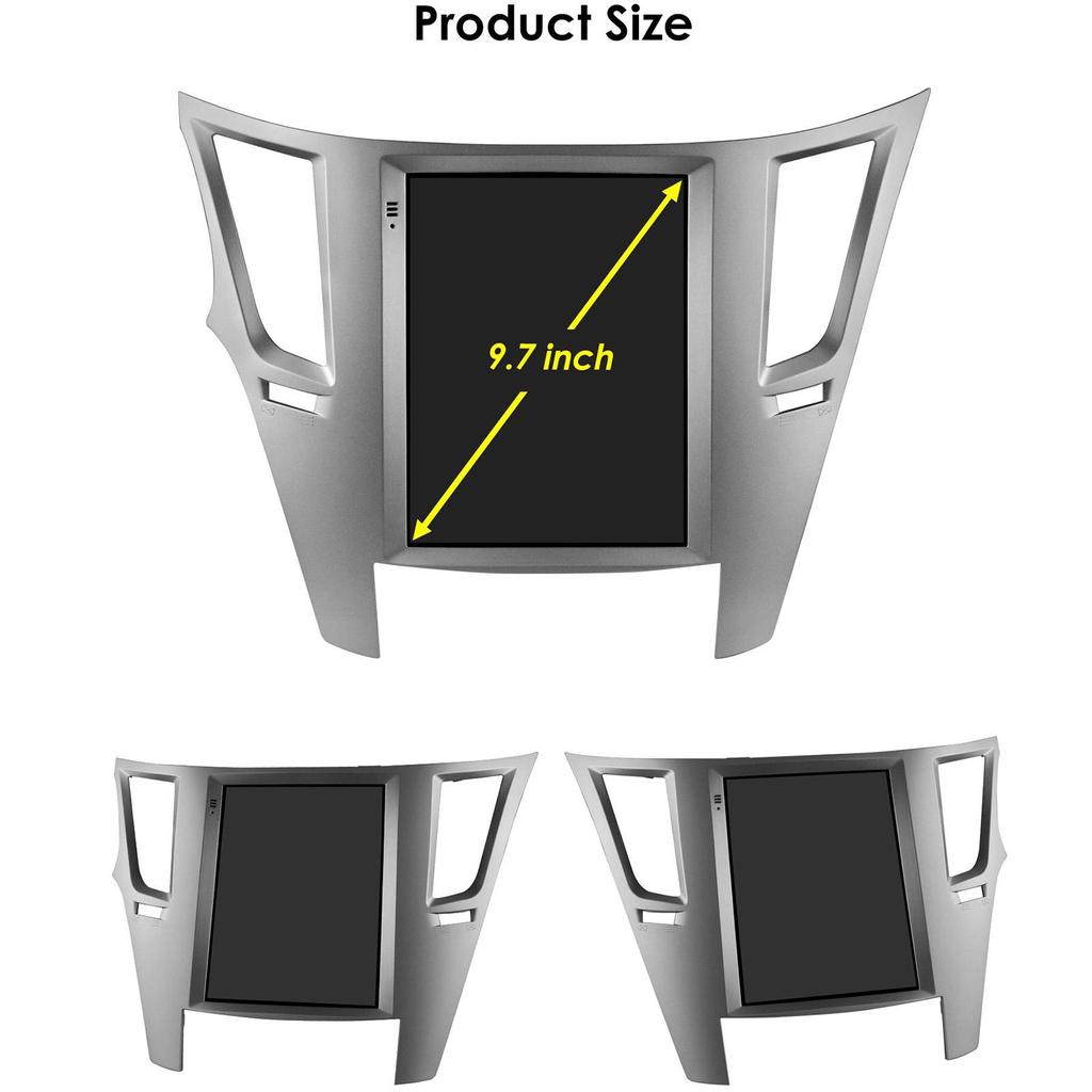 OSSURET 9,7" Android 13 беспроводной Carplay для Subaru Outback Impreza Legacy 2009-2014 GPS стерео автомобильный радиоприемник интеллектуальный мультимедийный плеер 4G BT 2 Din