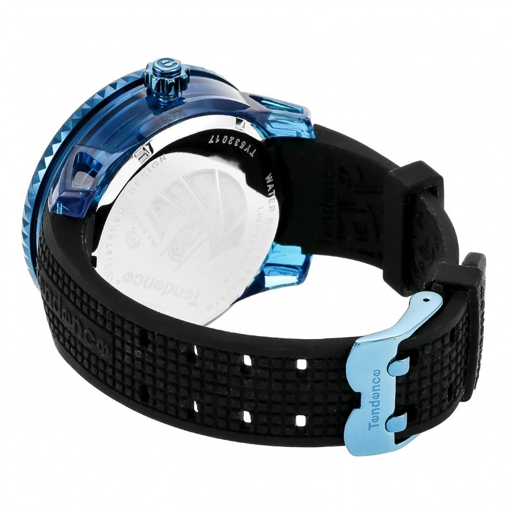 [Tendence] Часы DC BATMAN Collection FLASH Batman Collaboration Синий циферблат Нейлон Минеральное стекло Кварцевые 51MM Часы TY532017 Мужские Черные