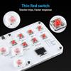 Arcade Joystick 12Keys All-Button Leverless Controller Fight Sticks Arcade Fightstick Keyboard Rims Button for PC/PS4/PS3/Switch