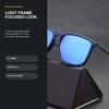 Polarized Sunglasses for Men, Classic Square Driving Fishing Sunglasses, UV Protection Lightweight Outdoor Eyewear