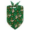 2pcs Adjustable Scarf Bibs Stylish Dog Bandanas Portable Christmas Pet Bandana  Pet Supplies