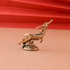 Brass Sea Horse Metal Statue Tabletop Decorated With Retro Deep-Sea Animal Statue Crafts