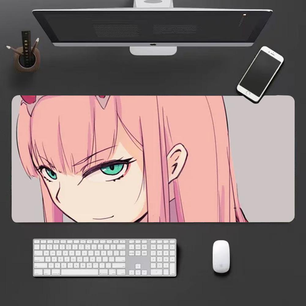 Zero two Коврик для мыши Милый HD-коврик для мыши Расширенный игровой коврик для клавиатуры Большой коврик для мыши x см XXL Игровой коврик для мыши