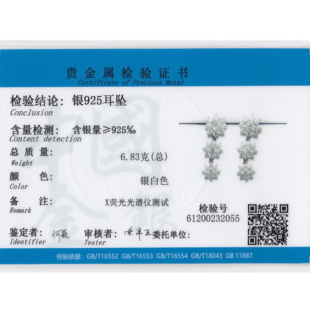 Gica Gema Серьги с цирконием 5A, стерлинговое серебро 925 пробы, уникальный дизайн, романтическая форма цветка, изящные серьги, ювелирные изделия, подарки для свадебной вечеринки, новый тренд