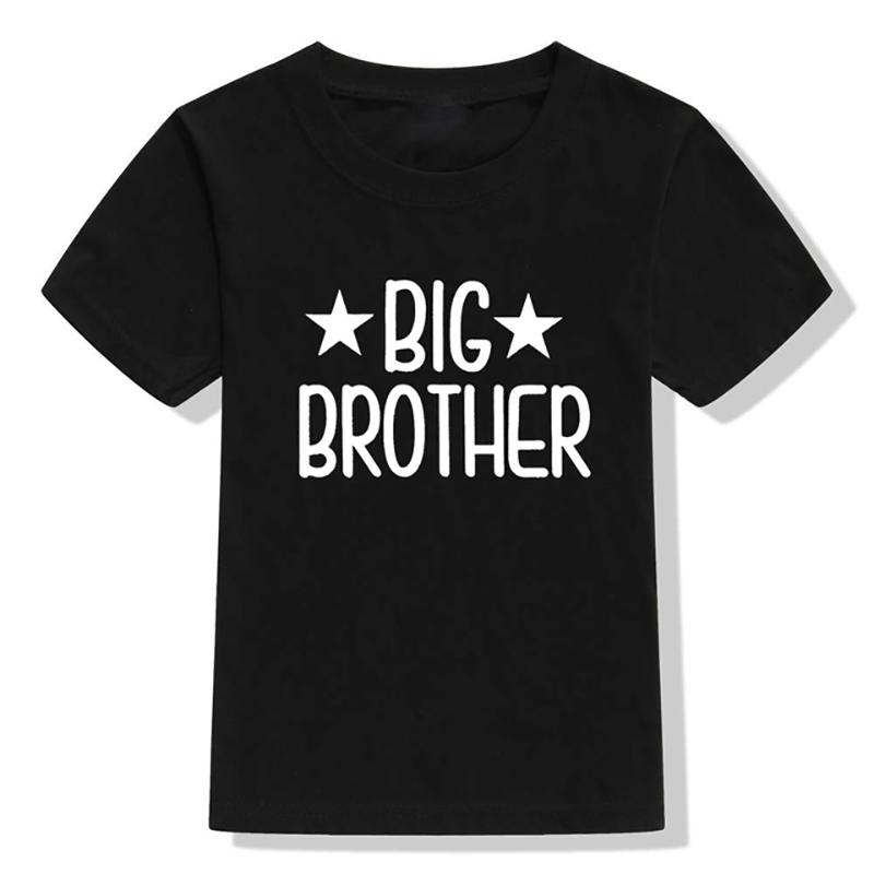 Футболки для братьев и сестер, детские футболки, футболка с объявлением «Большой брат, большая сестра», детская футболка с короткими рукавами, повышенная до «Большой брат/сестра»
